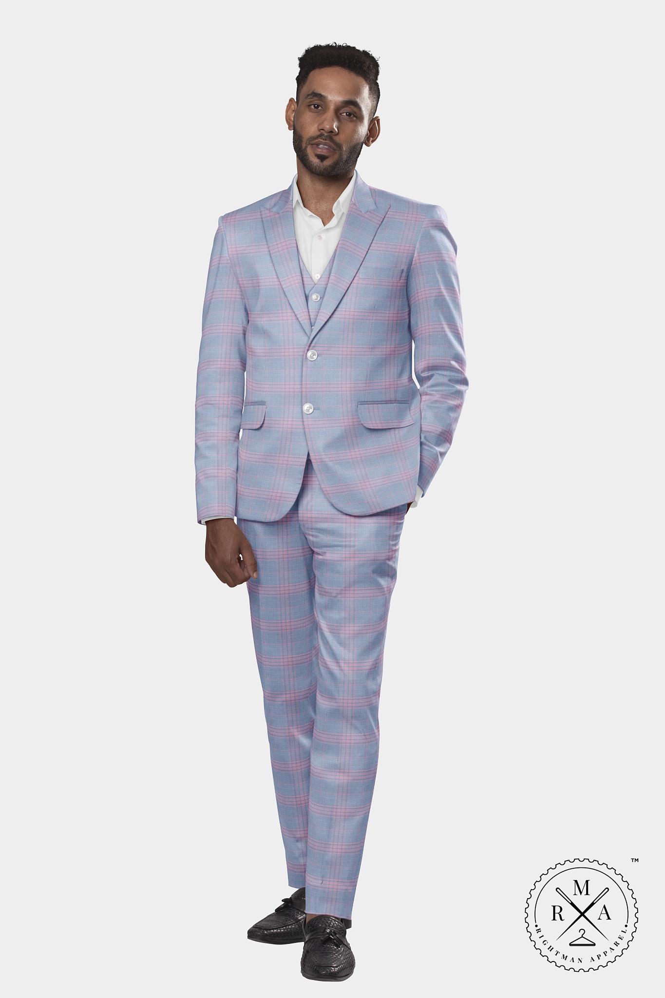 Manatee Colour Three Piece Suit SU322